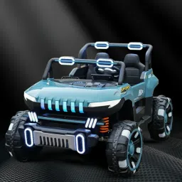 thelharsatoys Power Packed Fun Rechargeable Ride-On & LED Lights for an Electrifying Adventure Jeep Battery Operated Ride On image 2