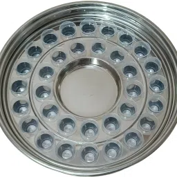 Single Bread & Cups Tray Communion Set | Without Bottom Ring & Cover Tray Serving Set-image-44