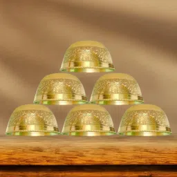 Brass Vegetable Bowl COPRASIA Brass Dining Bowl, Peetal ki Katori - 250 ml-19