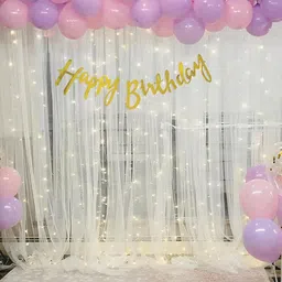 Special You 58 Pcs Pink & Purple Birthday Decor-image-46