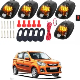 5 pcs Smoked Lens Amber/Yellow/Orange Top Marker Running Lights For GS Car Flashlight Holder-image-31