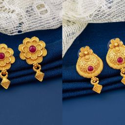 Brass Tassel Earring Diamond Alloy Earring Set-image-106