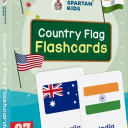 Country Flag Flash Cards Easy & Fun way of Learning-1yr-6yr Kids-10