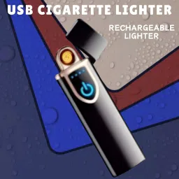 USB Cigarette Lighter for Smoking Windproof Slim Lighter with Fingerprint G281 USB Cigarette Lighter for Smoking Windproof Slim Lighter with Fingerprint G281 Pocket Lighter-image-38