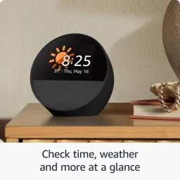 Alexa Echo Spot (2025 release), Smart alarm clock with vibrant sound and Bluetooth with Alexa Assistant Smart Speaker image 3