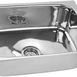 Kitchen Sink 24X18X9 Inches Glossy Finish Stainless Steel Sink , Kitchen Accessories, Stainless Steel Single Bowl Kitchen Sink Vessel Sink-image-87