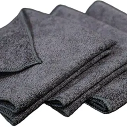 ZEDFIBER soft hand and face towel /multi-purpose towel / non-scratch cloth/kitchen towel ["Grey"] Handkerchief-image-72