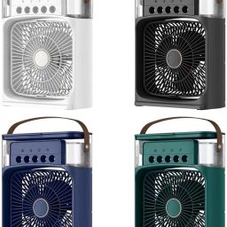 4uonly Mist Fan with 5 Hole Spray, Portable & Quiet, 3 Speeds & Timer GFN11 Mist Fan with 5 Hole Spray, Portable & Quiet, 3 Speeds & Timer GFN11 Rechargeable Fan-image-82