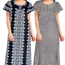 Pack of 2 Women Nighty Set-picture-20