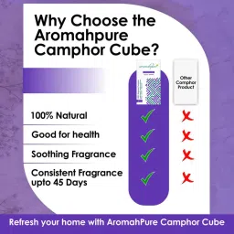 aromahpure Camphor Cube (Jasmine+Original) Blocks image 4