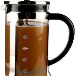 French Press Coffee Maker 600 ML, 4 Part Superior Filtration System, Heat Resistant Borosilicate Carafe with Measurement Markings 6 Cups Coffee Maker-33