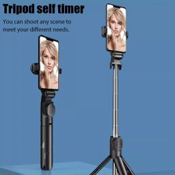 BOPUD Mobile Stand Selfie Stick and Tripod Stand Aluminium Alloy Remote Control tripod Tripod, Monopod, Monopod Kit, Tripod Kit image 4