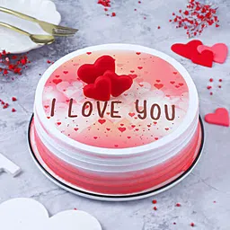 I Love You Chocolate Cake 500gm-image-61