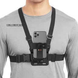 Mobofix MobileS Phone Chest Mount Harness Strap Holder Cell Phone Clip action Camera Strap-image-38