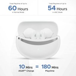 boat Airdopes 131 Elite ANC w/ Active Noise Cancellation,60HRS Playback,Chrome Design Bluetooth Headset image 4
