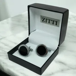 Zitti Metal, Stainless Steel, Alloy, Brass, Silver Cufflink-picture-27