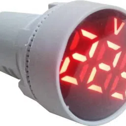 robin teper Volt Metar 0026 LED Digital Display Digital Voltage Meter,Volt Indicator,Signal Lamp,Voltmeter Lights Tester Measuring Range 60-500V AC, 22 mm (Red) Digital Voltage Tester image 2