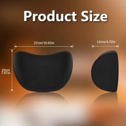bbbikini Black Memory Foam Car Pillow Cushion for Universal For Car image 4