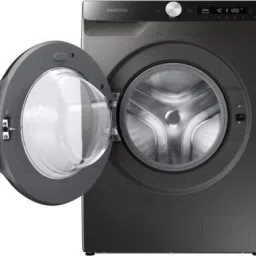 samsung 7 kg with Wi-Fi Enabled Fully Automatic Front Load with In-built Heater Black image 3