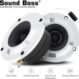 SB-TW-BULLET 3.75'' Aluminium Die-Cast Bullet Horn Tweeter Car Speaker-image-85