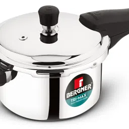 Trimax Triply Stainless Steel Outer Lid 5 L Induction Bottom Pressure Cooker-image-71