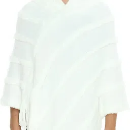 life and style Wool Blend Poncho-picture-47