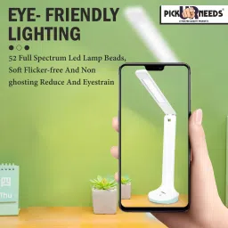 pick ur needs Rechargeable LED Desk Table Lamp Touch Sensor 3 Level Brightness Dimmable 12Hrs Study Lamp image 4
