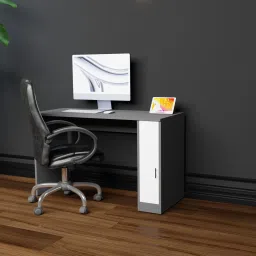 Office Computer Desk with Storage Cabinet Study Table for Home Laptop/Desktop Engineered Wood Multipurpose Table-27