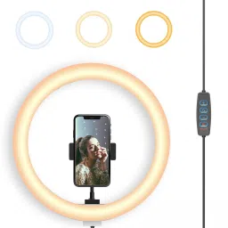 Gadgetzilla 12 Inch LED Ring Light Adjustable Brightness Photo, Video Shoots,Live Streaming Ring Flash-picture-20