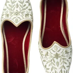 Men's Ethnic Designer Wedding Punjabi Jutti/Mojari/Nagra/Sherwani Loafer Mojaris For Men-image-47