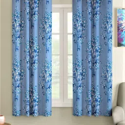 153 cm (5 ft) Polyester Semi Transparent Window Curtain (Pack Of 2)-15