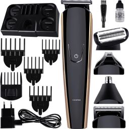 FDRK 8 In 1 Professional Hair Trimmer Heavy Duty Shaver Razor Clipper Body Groomer Grooming Kit 90 minRuntime 5 Length Settings-image-74