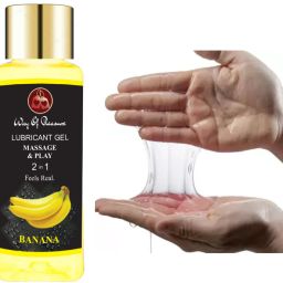 Banana Flavoured Lubricant Non Sticky Gel 50ml For Men & Women Lubricant-18