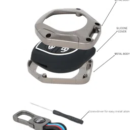 highlark Ertiga,Wagonr,Celerio,Swift,Alto,Fronx, Breza,S Presso,Ignis, 2 Button Remote Key Chain image 2