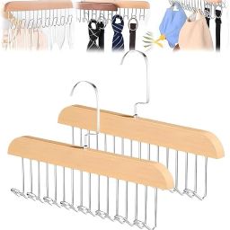 2 Pcs Wooden Hanger for Clothes Hanging, Hangers Wooden Belt Pack of 2 Hangers For Belt-image-36