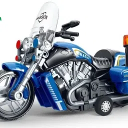 1:12 Police Motorcycle Toy - Pull Back Tiny Gift with Music Lighting toy-18