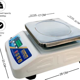 ULTRA MAX MS Body Mini Digital Weight Machine Display Digital Scale 20 KG Weighing Scale image 2