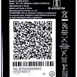 RAPPER Mobile Battery For JIO FI 3 / JIO FI 4/ JIO 4G ROUTER / EL-BP515761V-2