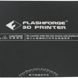 150mm x 150mm Original Flashforge Bed Sticker Plate/Bed-39