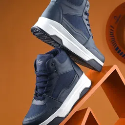knoos Women Colourblocked High-Top Sneakers-16