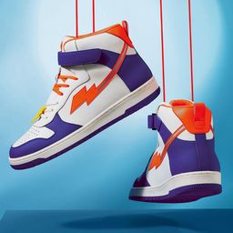 Bewakoof Men Disney Colourblocked PU High-Top Sneakers-picture-19