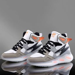 bacca bucci Men Attitude Colourblocked Mid-Top Sneakers-image-58