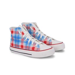 CROWCIA LONDON Women Printed High-Top Canvas Sneakers-picture-53