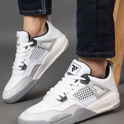 RUN SEVEN Men Round Toe Lace Up Sneakers-10