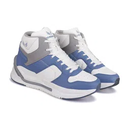 BERSACHE Men Colourblocked Round Toe Comfort Insole Canvas Sneakers-image-61