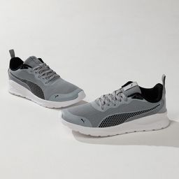 Puma Men Grey Colourblocked Sneakers-picture-15