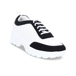VEGAN BASICS Men White Colourblocked Sneakers-image-69