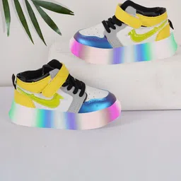 BAESD Kids Colourblocked Lightweight Led Light Sneakers-image-57