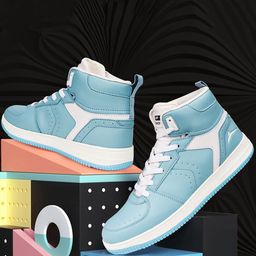 JQR Men Colourblocked Mid Top Lightweight Sneakers-15