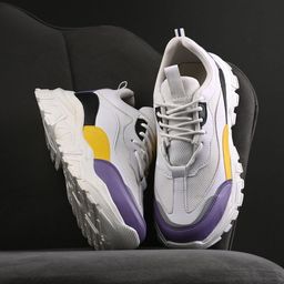 Layasa Women Colourblocked Round Toe Lightweight Sneakers-image-37